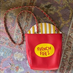French fry novelty purse